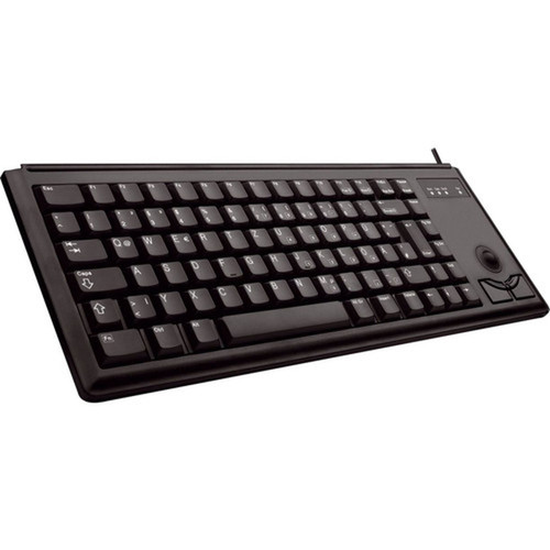 CHERRY COMPACT USB KEYBOARD - USB - Black G84-4420LUBEU-2
