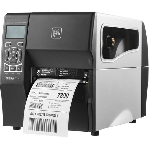 Zebra ZT230 Industrial Direct Thermal Printer - Monochrome - Label Print - USB - Serial - LCD Display Screen - 4.09" Print Width - - - (Fleet Network)