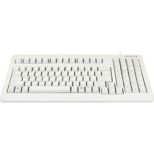 CHERRY MX 1800 - Cable Connectivity - USB Interface - 104 Key - English US - Light Gray G80-1800LPCEU-0