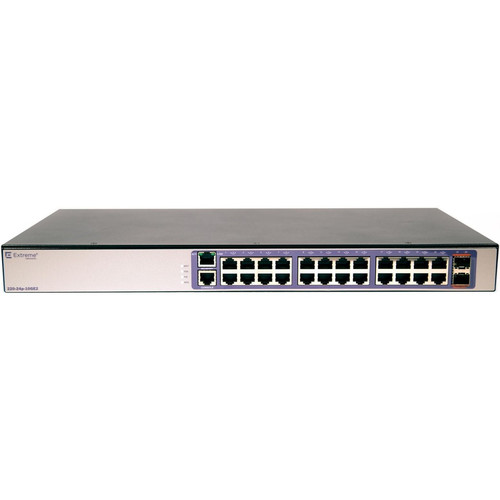 Extreme Networks 220-24p-10GE2 Layer 3 Switch - 24 Ports - Manageable - 3 Layer Supported - Modular - Optical Fiber, Twisted Pair - (Fleet Network)