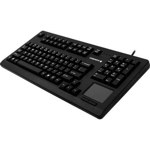 CHERRY TouchBoard G80-11900 - Cable Connectivity - USB Interface - English (US) - TouchPad - PC - Mechanical/MX Keyswitch - Black (Fleet Network)