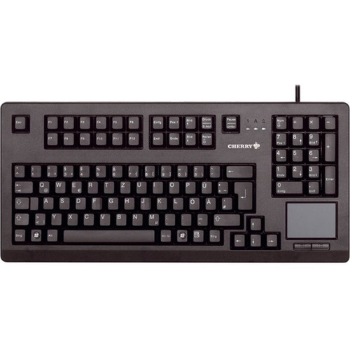 CHERRY TouchBoard G80-11900 - Cable Connectivity - USB Interface - English US - TouchPad - PC - MechanicalMX Keyswitch - Black G80-11900LUMEU-2