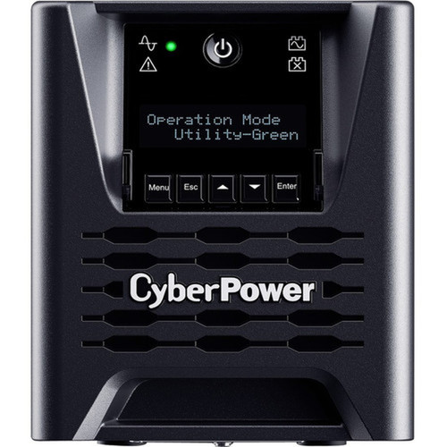 CyberPower Smart App Sinewave 750VA Mini-tower UPS - Mini-tower - AVR - 8 Hour Recharge - 330 Minute Stand-by - 120 V AC Input - 120 PR750LCD3C