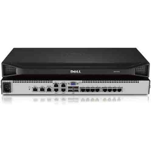 Dell Digital KVM Switch DMPU108e - TAA Compliant - 8 Computers - 1 Local Users - 1 Remote Users - 1600 x 1200Network DMPU108E-G01