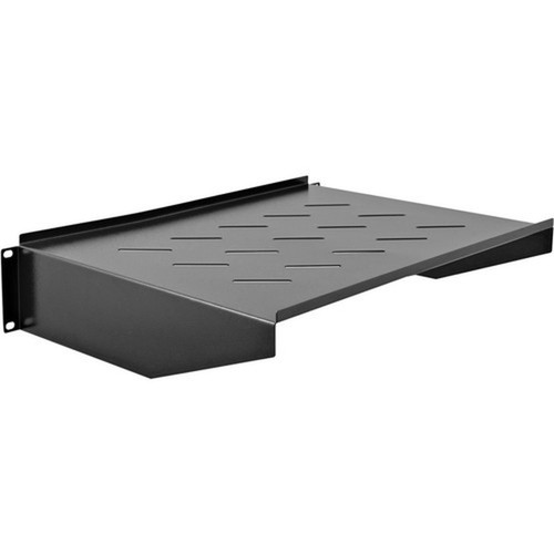 V7 Rack Mount Shelf 2U Vented - 2U Rack Height x 19 48260 mm Rack Width - Rack-mountable - Black - Cold-rolled Steel CRS - 30 kg RMSH2UV-1N