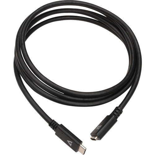 V7 V7UC3EXT-2M USB-C Data Transfer Cable - 6.6 ft USB-C Data Transfer Cable - First End: 1 x USB 3.2 (Gen 1) Type C - Female - Second (Fleet Network)