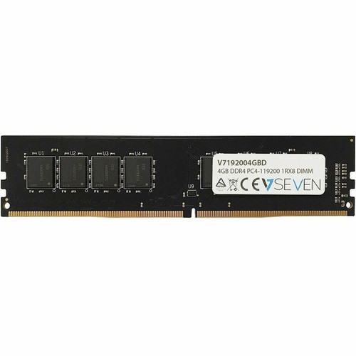 V7 4GB DDR4 SDRAM Memory Module - 4 GB - DDR4-2400/PC4-19200 DDR4 SDRAM - 2400 MHz - CL17 - 288-pin - DIMM (Fleet Network)