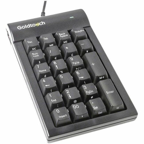 Goldtouch Numeric Keypad USB Black PC - USB - 22 Key (Fleet Network)