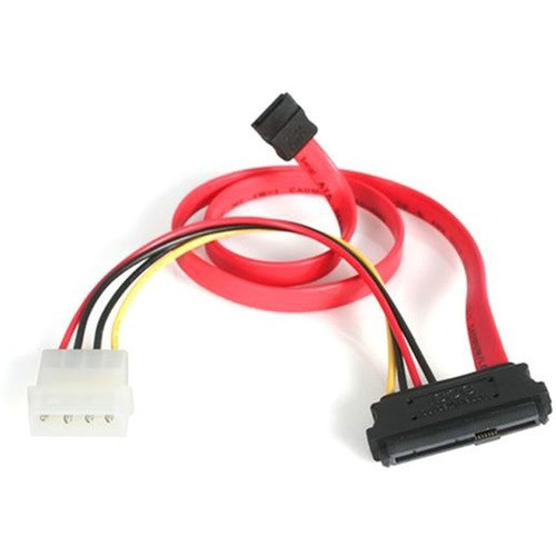 StarTechcom_S18in_SAS_29_Pin_to_SATA_Cable_with_LP4_Power_-_Serial_ATA_Male_SAS729PW18