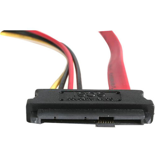 StarTechcom_S18in_SAS_29_Pin_to_SATA_Cable_with_LP4_Power_-_Serial_ATA_Male_SAS729PW18