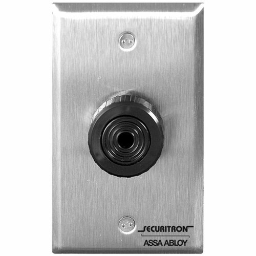 Securitron PZ1 Security Alarm - 86 dB - Audible - Gang Box Mount - Stainless Steel PZ1