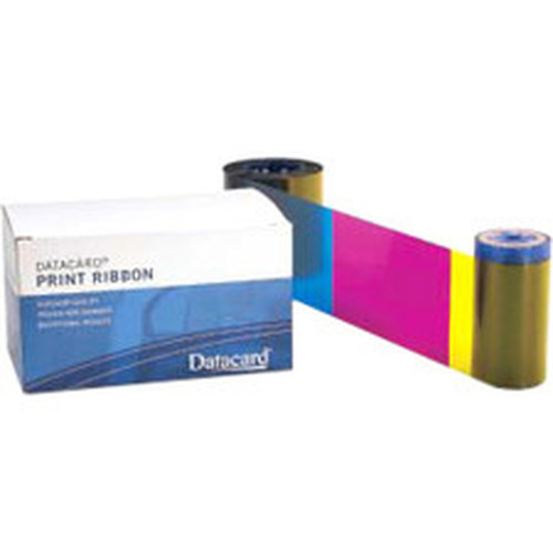 Datacard Dye Sublimation Thermal Transfer Ribbon - Metallic Silver Pack - 1500 Pages 532000-054