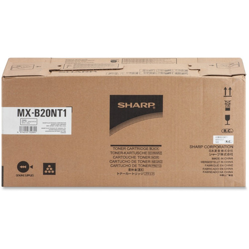 Sharp MX-B20NT1 Original Toner Cartridge - Laser - 8200 Pages - Black - 1 Each (Fleet Network)