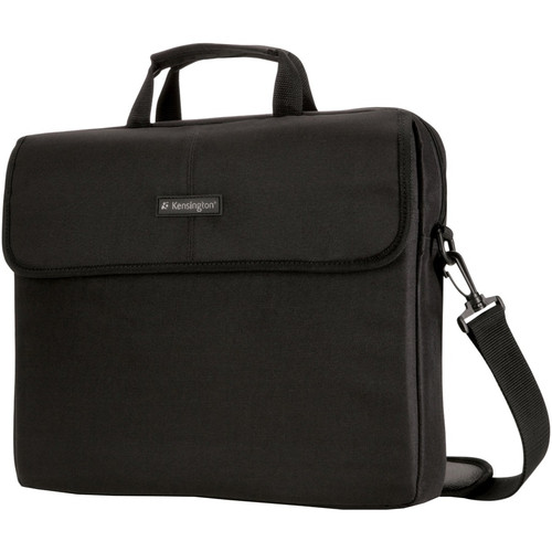 Kensington Simply Portable SP10 Carrying Case (Sleeve) for 15.6" Notebook, Ultrabook - Black - Drop Resistant, Damage Resistant, - - - (Fleet Network)