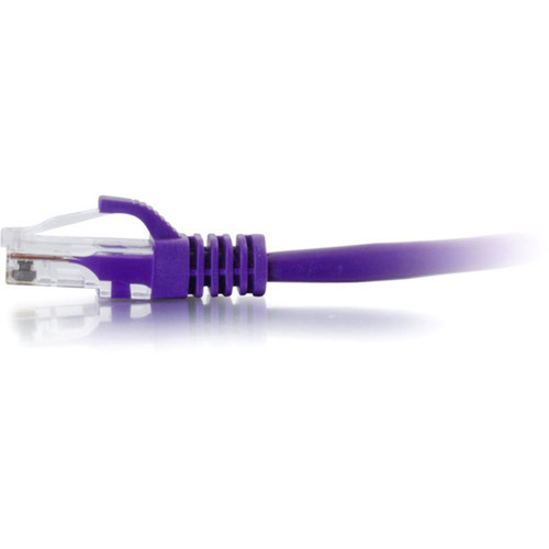 C2G 15ft Cat6 Snagless Unshielded UTP Ethernet Patch Cable - Purple - 15 ft Category 6 Network Cable for Network Device - First End 04031