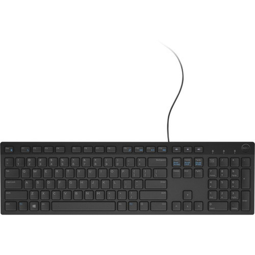 Dell KB216 Keyboard - USB Interface - French Canada - Notebook All-in-One PC Mobile Workstation - Black KB216-BK-FR-CAN