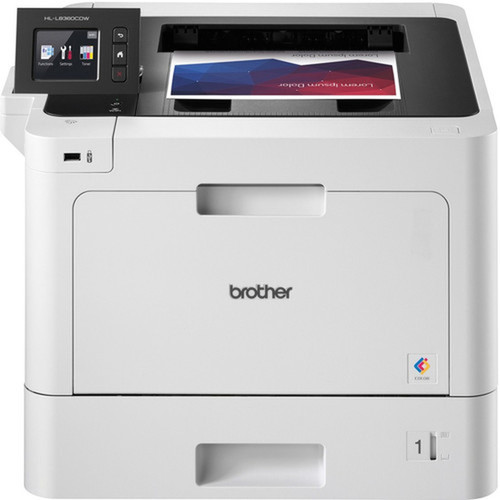 Brother HL HL-L8360CDW Desktop Laser Printer - Color - 33 ppm Mono  33 ppm Color - 2400 x 600 dpi class - Automatic Duplex Print - - HLL8360CDW