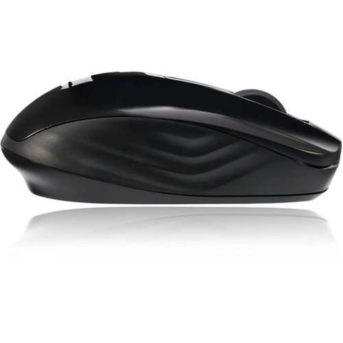 Adesso iMouse S50 - 24GHz Wireless Mini Mouse - Optical - Wireless - Radio Frequency - 240 GHz - Black - USB - 1200 dpi - Scroll - 3 IMOUSE S50