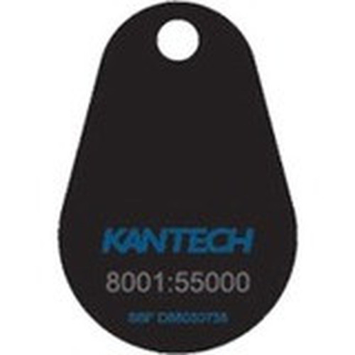 Kantech MIFARE Plus EV1 2K Keyfob - 118 30 mm x 177 45 mm Length - Black - Acrylonitrile Butadiene Styrene ABS MFP-2KKEY