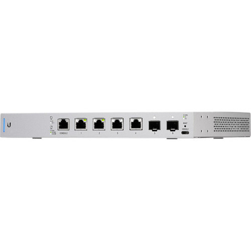 Ubiquiti 10 Gigabit 6-Port 8023bt UniFi Switch - 4 Ports - Manageable - 2 Layer Supported - Modular - Twisted Pair Optical Fiber - 1 US-XG-6POE
