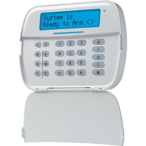 DSC Full Message LCD Hardwired Security Keypad HS2LCD - For Control Panel - White HS2LCD N