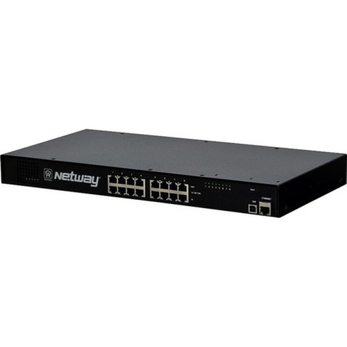 Altronix 8-Port Managed 8023bt Midspan Injecto - 120 V AC 230 V AC Input - 8 x PoE Input Ports - 8 x PoE Output Ports - 480 W - NETWAY8BT