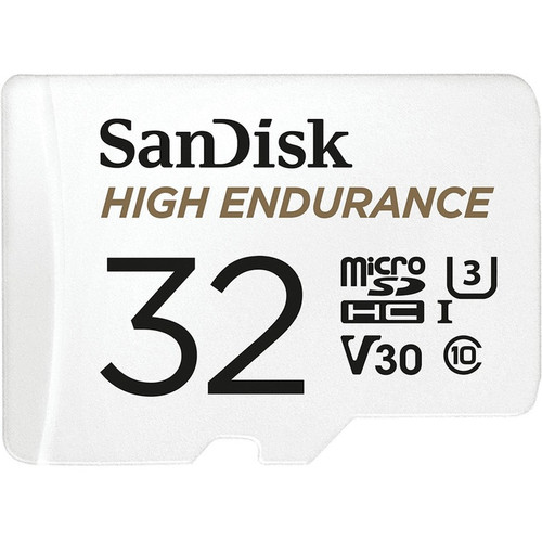 SanDisk High Endurance 32 GB Class 10/UHS-I (U3) microSDHC - 100 MB/s Read - 40 MB/s Write - 2 Year Warranty (Fleet Network)