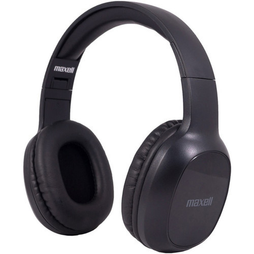 Maxell Bass13 Headset - Wireless - Bluetooth - Over-the-head - Circumaural - Black 199793