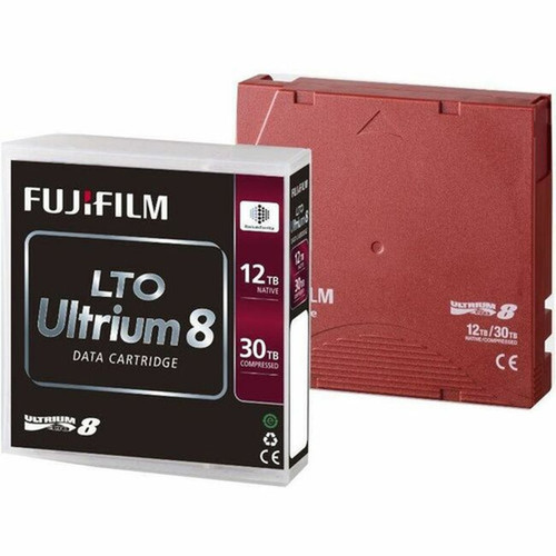 Fujifilm LTO Ultrium 8 Data Cartridge - LTO-8 - 6656 Tracks - 12 TB Native  30 TB Compressed - 31496 ft Tape Length - 360 MBs - 16551221