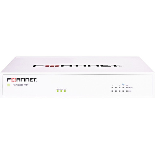 Fortinet FortiGate FG-40F Network Security/Firewall Appliance - Application Security - 5 Port - 10/100/1000Base-T - Gigabit Ethernet - (Fleet Network)