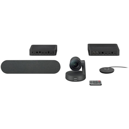 Logitech Rally Video Conferencing Accessory Hub - 2 x Network (RJ-45) - 2 x HDMI In - Ethernet - Tabletop (Fleet Network)