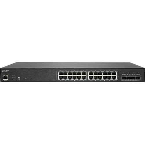 SonicWall Switch SWS14-24FPOE - 28 Ports - Manageable - TAA Compliant - 2 Layer Supported - Modular - 50040 W Power Consumption - 410 02-SSC-2468