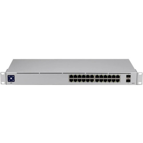 Ubiquiti UniFi Switch 24 - 24 Ports - Manageable - 2 Layer Supported - Modular - 2 SFP Slots - 25 W Power Consumption - Twisted Pair USW-24
