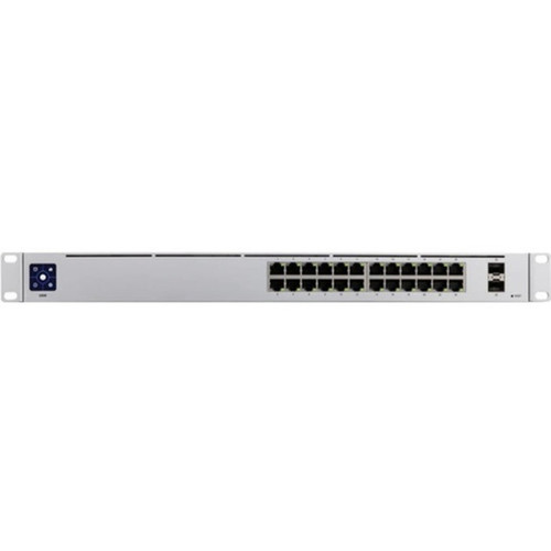 Ubiquiti UniFi Switch 24 - 24 Ports - Manageable - 2 Layer Supported - Modular - 2 SFP Slots - 25 W Power Consumption - Twisted Pair USW-24