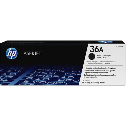 HP 36A (CB436A) Original Toner Cartridge - Single Pack - Laser - Standard Yield - 2000 Pages - Black - 1 Each (Fleet Network)