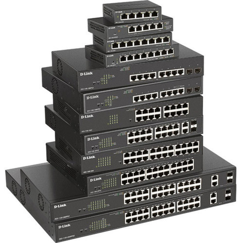D-Link DGS-1100-08V2 Ethernet Switch - 8 Ports - Manageable - 2 Layer Supported - 494 W Power Consumption - Twisted Pair - Desktop - DGS-1100-08V2