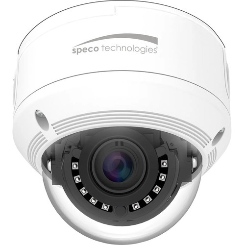 Speco O2VLD7J 2 Megapixel HD Network Camera - Dome - White - 98 ft (29.87 m) - H.265, H.264 - 1920 x 1080 Fixed Lens - 30 fps - CMOS - (Fleet Network)
