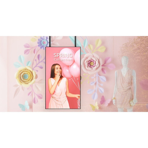 LG 55XS4J-B Window Facing Display - 55 LCD - 16 GB - 1920 x 1080 - Direct LED - 4000 cdm178 - 1080p - HDMI - USB - Serial - LAN - 55XS4J-B