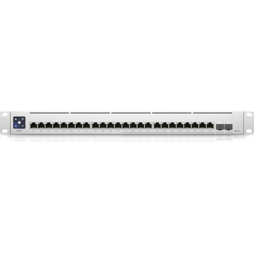 Ubiquiti Switch Enterprise 24 PoE - 24 Ports - Manageable - 25 Gigabit Ethernet Gigabit Ethernet 10 Gigabit Ethernet - 25GBase-T USW-Enterprise-24-PoE