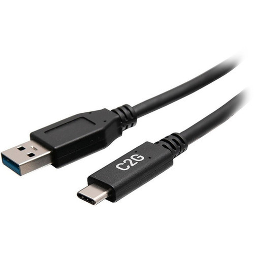 C2G 1ft USBC to USB Cable - MM - C2G 1ft USB C to USB A Cable - SuperSpeed USB 5Gbps - MM C2G28875