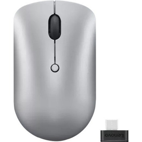 Lenovo 540 USB-C Wireless Compact Mouse - Optical - Wireless - Radio Frequency - 240 GHz - Cloud Gray - USB Type C - 2400 dpi - Wheel GY51D20869