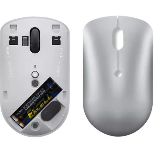Lenovo 540 USB-C Wireless Compact Mouse - Optical - Wireless - Radio Frequency - 240 GHz - Cloud Gray - USB Type C - 2400 dpi - Wheel GY51D20869