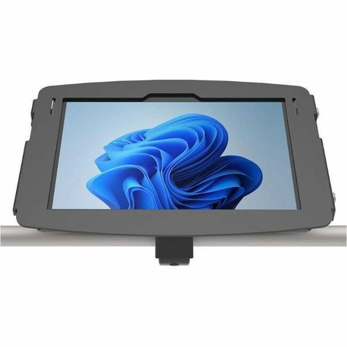 Compulocks Space Rail Mount for Tablet, Enclosure, Kiosk - Black - 10" to 10.5" Screen Support - VESA Mount Compatible (Fleet Network)