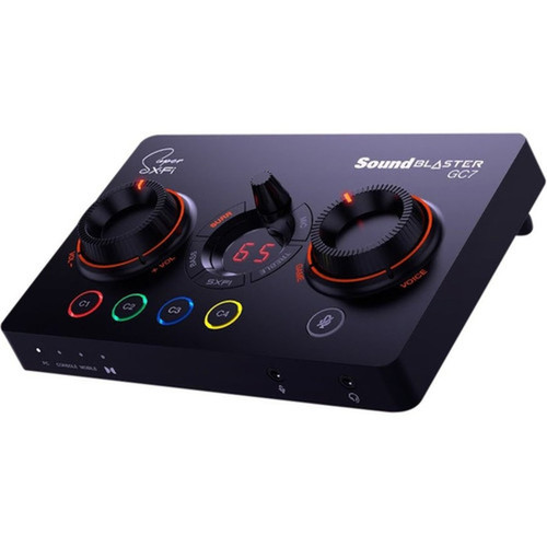Sound Blaster Sound BlasterX GC7 External Sound Box - 24 bit DAC Data Width - 71 Sound Channels - External - USB Type C - 3 Byte 192 70SB185000000