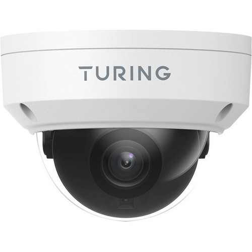 Turing Video Smart TP-MFD4A28 4 Megapixel HD Network Camera - Color - Dome - 98.43 ft (30 m) Infrared Night Vision - Ultra 265, H.265, (Fleet Network)
