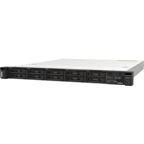 Lenovo ThinkSystem SR250 V2 7D7QA01ZNA 1U Rack Server - 1 x Intel Xeon E-2334 3.40 GHz - 16 GB RAM - Serial ATA Controller - Intel - 1 (Fleet Network)