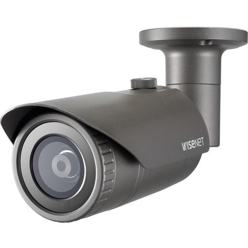 Wisenet QNO-7032R 4 Megapixel Outdoor Network Camera - Color - Bullet - Dark Gray - 9843 ft 30 m Infrared Night Vision - H265 - x QNO-7032R
