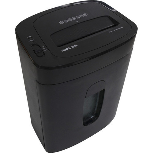Royal 126X Paper Shredder - Non-continuous Shredder - Cross Cut - 12 Per Pass - for shredding Paper Credit Card Staples - 02 x - 6 95001G