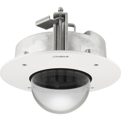 Hanwha Techwin Surveillance Camera Dome Housing Cap - Ceiling Mountable Flush Mount - Aluminum - White SHD-1350FPW