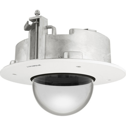 Hanwha Techwin Surveillance Camera Dome Housing Cap - Ceiling Mountable Flush Mount - Aluminum - White SHD-1350FPW